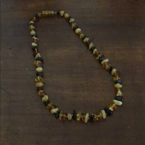 Baltic amber teething necklace